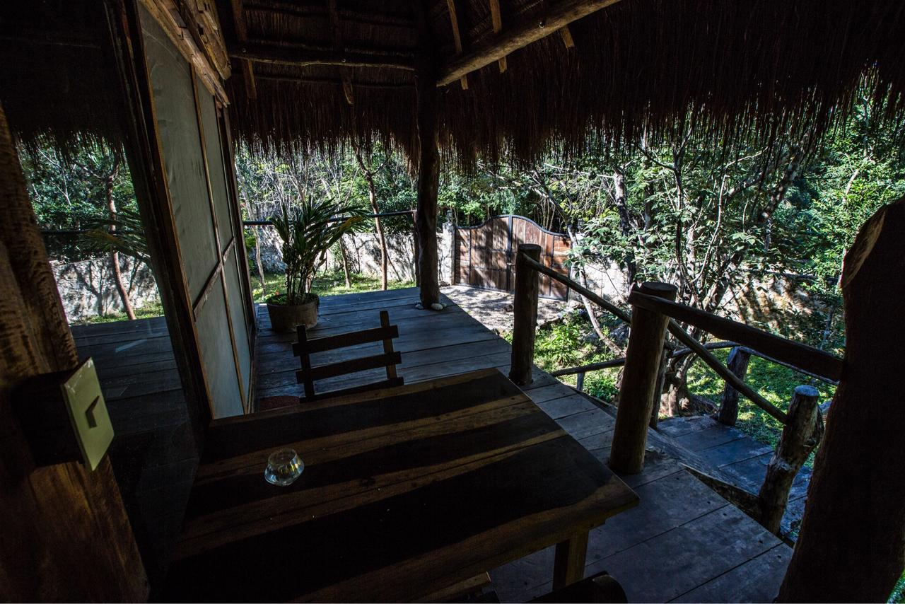 Escarabajo Rojo Acomodação com café da manhã Tulum Exterior foto