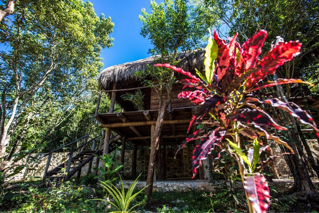 Escarabajo Rojo Acomodação com café da manhã Tulum Exterior foto