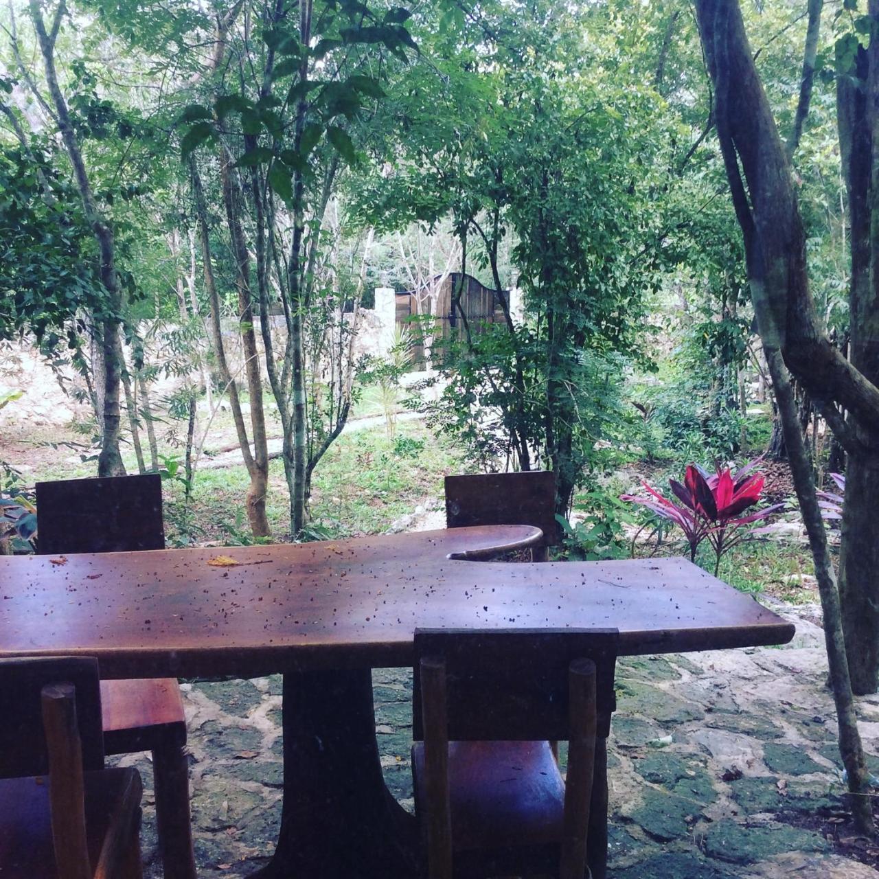 Escarabajo Rojo Acomodação com café da manhã Tulum Exterior foto
